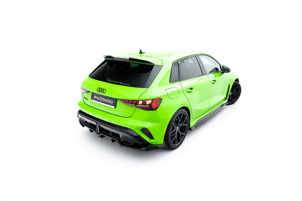 Rear Diffuser V.1 Audi RS3 Sportback 8Y Facelift (with vertical bars)