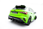 Rear Diffuser V.1 Audi RS3 Sportback 8Y Facelift (with vertical bars)