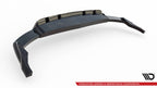 Splitter trasero V.1 Audi SQ8 Q8 S-Line Mk1 Facelift (con barras verticales)