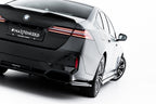 Splitter trasero V.1 BMW Serie 5 i5 M-Pack Berlina / Touring G60 / G61 (con barras verticales)