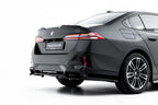 Splitter trasero V.1 BMW Serie 5 i5 M-Pack Berlina / Touring G60 / G61 (con barras verticales)