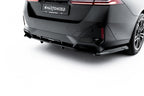 Splitter trasero V.1 BMW Serie 5 i5 M-Pack Berlina / Touring G60 / G61 (con barras verticales)