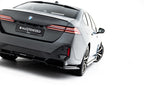 Rear diffuser V.1 BMW 5 i5 M-Pack Sedan / Touring G60 G61 (with vertical bars)