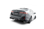 Rear diffuser V.1 BMW 5 i5 M-Pack Sedan / Touring G60 G61 (with vertical bars)