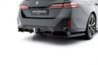 Rear diffuser V.1 BMW 5 i5 M-Pack Sedan / Touring G60 G61 (with vertical bars)