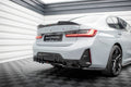 Splitter trasero V.1 BMW M340i G20 / G21 Facelift (con barras verticales)
