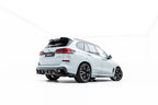 Splitter trasero V.1 BMW X5 M-Pack G05 Facelift (con barras verticales)