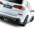 Splitter trasero V.1 BMW X5 M-Pack G05 Facelift (con barras verticales)