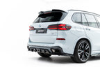 Splitter trasero V.1 BMW X5 M-Pack G05 Facelift (con barras verticales)