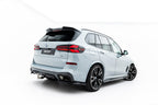 Splitter trasero V.1 BMW X5 M-Pack G05 Facelift (con barras verticales)