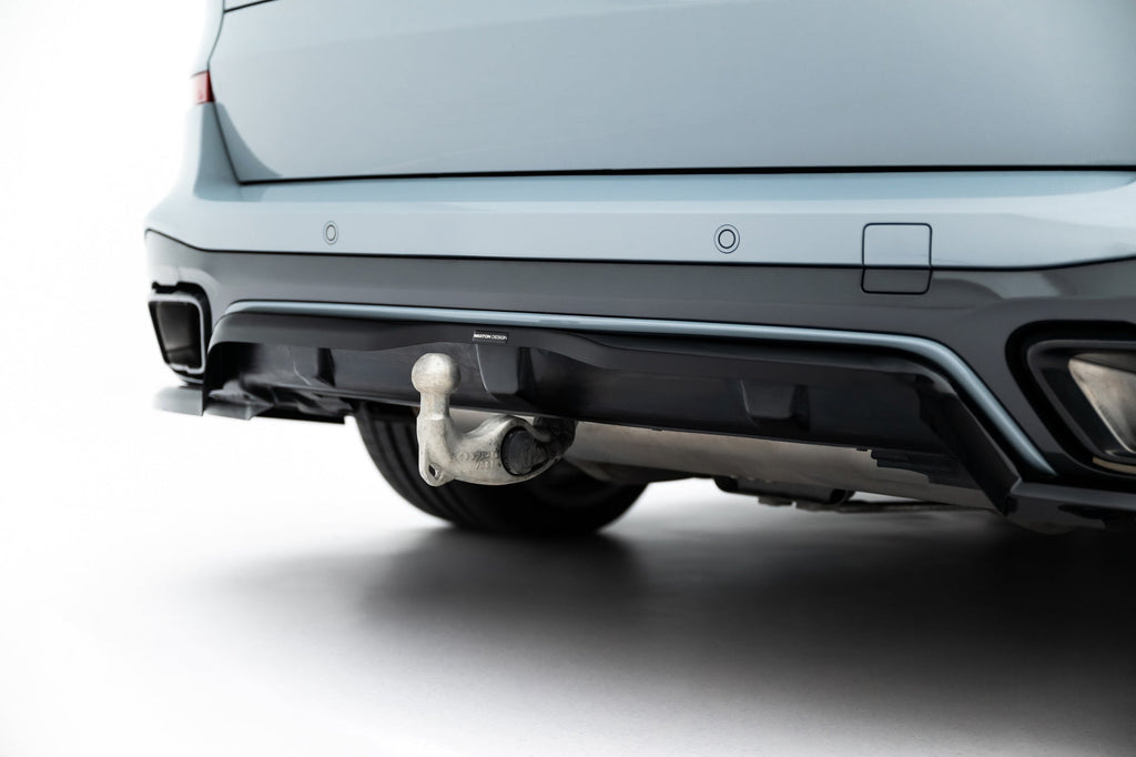 Splitter trasero V.1 BMW X5 M-Pack G05 Facelift (con barras verticales)