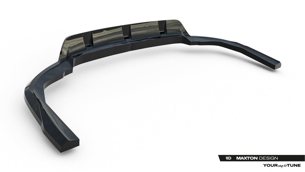 Splitter trasero V.1 BMW X5 M-Pack G05 Facelift (con barras verticales)