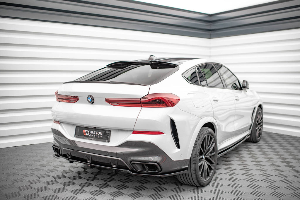 Splitter trasero V.1 BMW X6 M-Pack G06 (con barras verticales)