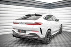 Splitter trasero V.1 BMW X6 M-Pack G06 (con barras verticales)