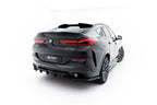 Splitter trasero V.1 BMW X6 M-Pack G06 Facelift (con barras verticales)