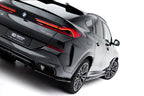 Splitter trasero V.1 BMW X6 M-Pack G06 Facelift (con barras verticales)