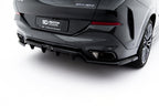 Splitter trasero V.1 BMW X6 M-Pack G06 Facelift (con barras verticales)