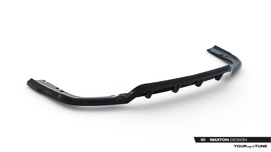 Splitter trasero V.1 BMW X6 M-Pack G06 Facelift (con barras verticales)