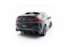 Splitter trasero V.1 BMW X6 M-Pack G06 Facelift (con barras verticales)