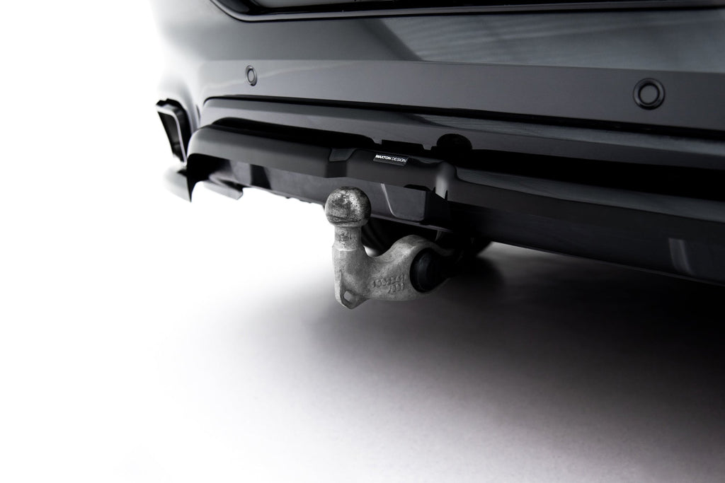 Splitter trasero V.1 BMW X6 M-Pack G06 Facelift (con barras verticales)
