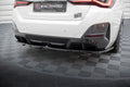 Splitter trasero V.1 BMW I4 M-Pack G26 (con barras verticales)
