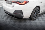 Splitter trasero V.1 BMW I4 M-Pack G26 (con barras verticales)