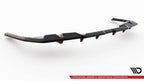Splitter trasero V.1 BMW I4 M-Pack G26 (con barras verticales)