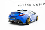 Splitter trasero Difusor V1 Flaps Toyota GR86 Mk1 (con barras verticales)