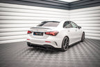 Splitter trasero V.1 Mercedes Clase A 35 AMG Sedán V177 (con barras verticales)