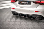 Splitter trasero V.1 Mercedes Clase A 35 AMG Sedán V177 (con barras verticales)