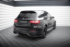 Splitter trasero V.1 Mercedes-AMG GLC 63 SUV X253 (con barras verticales)