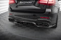 Splitter trasero V.1 Mercedes-AMG GLC 63 SUV X253 (con barras verticales)
