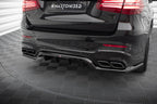 Splitter trasero V.1 Mercedes-AMG GLC 63 SUV X253 (con barras verticales)