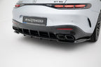 Splitter trasero V.1 Mercedes-AMG GT 63, 55, 63 S E Performance C192 (con barras verticales)