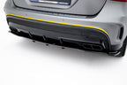 Splitter trasero V.1 Mercedes-Benz GLA 45 AMG X156 (con barras verticales)