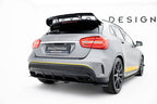 Splitter trasero V.1 Mercedes-Benz GLA 45 AMG X156 (con barras verticales)