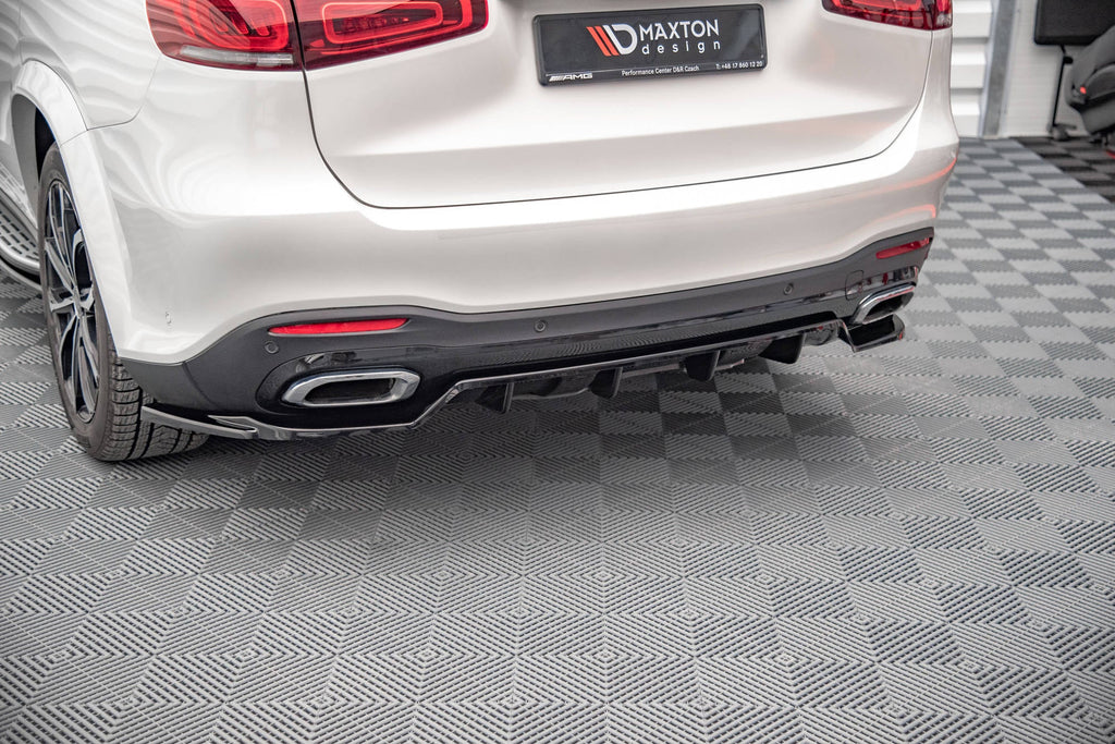 Splitter trasero V.1 Mercedes-Benz GLS AMG-Line X167 (con barras verticales)