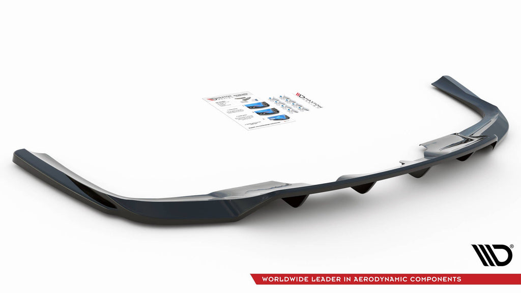 Splitter trasero V.1 Mercedes-Benz GLS AMG-Line X167 (con barras verticales)