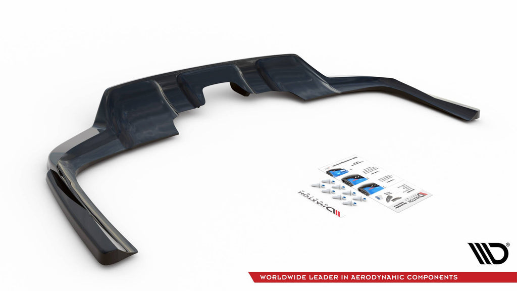 Splitter trasero V.1 Mercedes-Benz GLS AMG-Line X167 (con barras verticales)