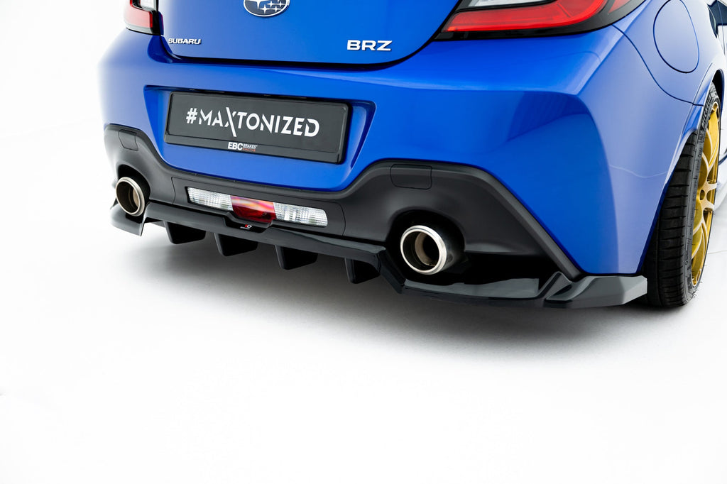 Splitter trasero V.1 Subaru BRZ Mk2 (con barras verticales)