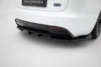 Splitter trasero V.1 Tesla Model 3 Performance Mk1 Facelift (con barras verticales)