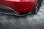 Splitter trasero V.1 Tesla Model 3 Project Highland (Facelift) con barras verticales