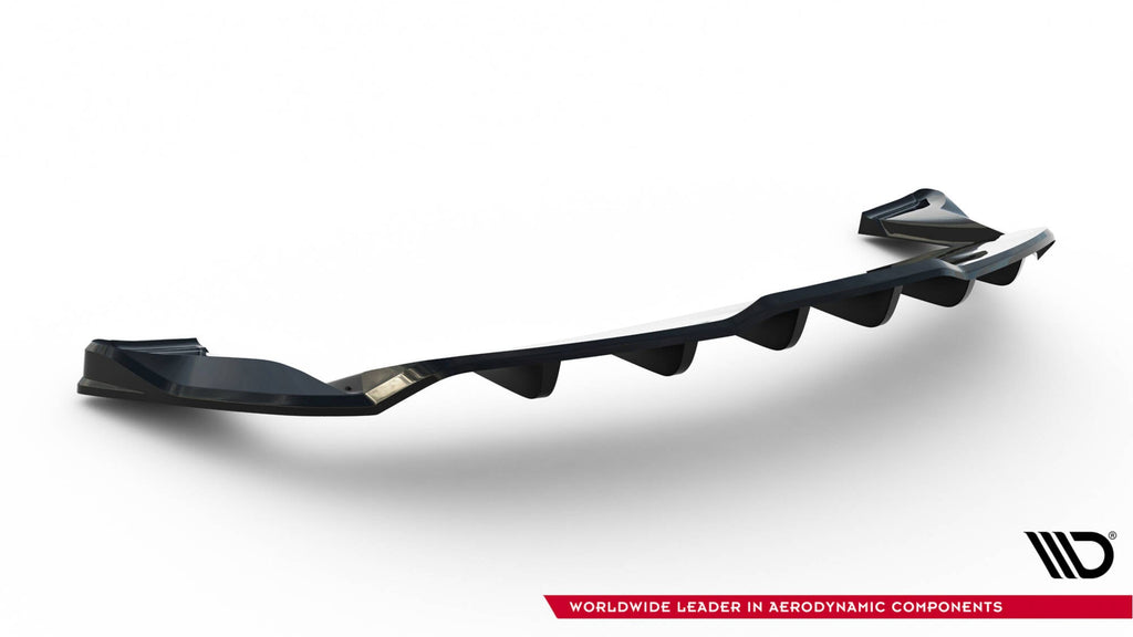 Splitter trasero V.1 Tesla Model S Plaid Mk1 Facelift (con barras verticales)