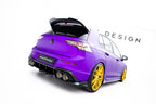 Splitter trasero V.1 Volkswagen Golf R Hatchback Mk8 / Mk8 Facelift (con barras verticales)
