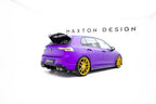 Splitter trasero V.1 Volkswagen Golf R Hatchback Mk8 / Mk8 Facelift (con barras verticales)