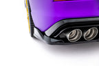 Splitter trasero V.1 Volkswagen Golf R Hatchback Mk8 / Mk8 Facelift (con barras verticales)