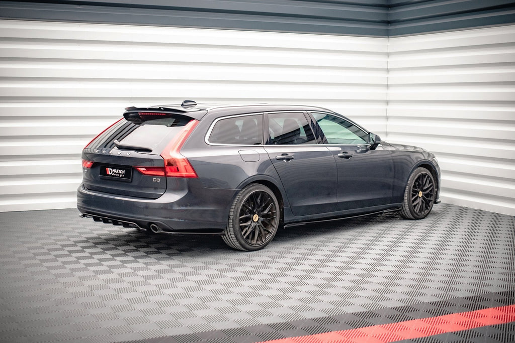 Splitter trasero V.1 Volvo V90 Mk2 (con barras verticales)