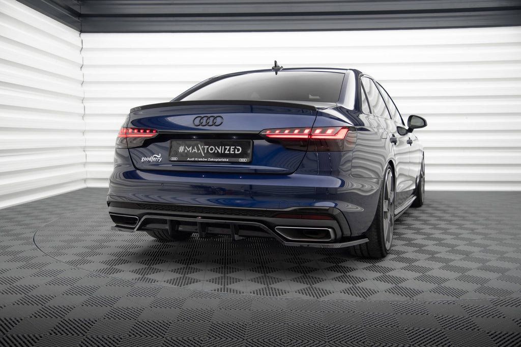 Rear Splitter V.2 Audi A4 S-Line B9 Facelift (with vertical bars)