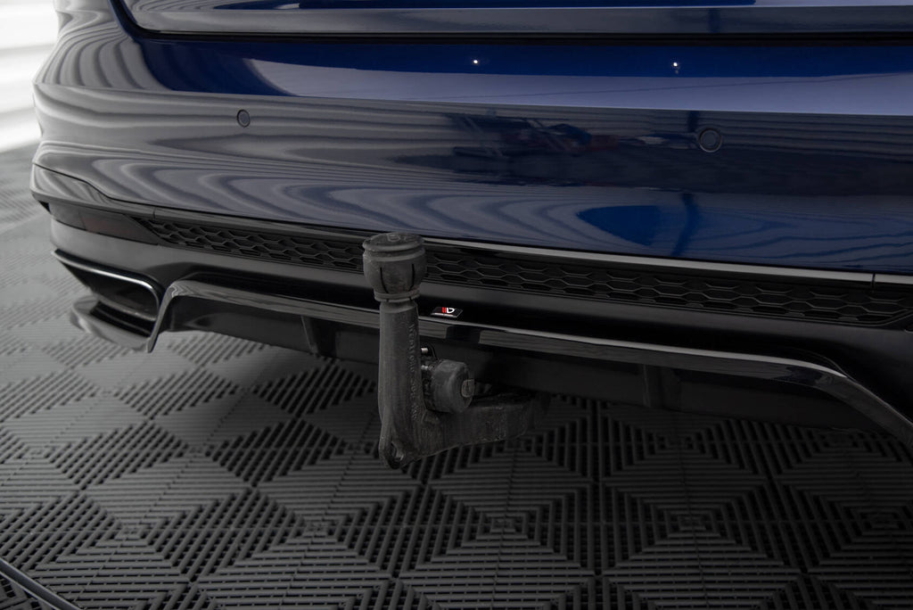 Rear Splitter V.2 Audi A4 S-Line B9 Facelift (with vertical bars)