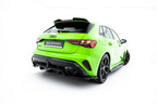 Rear Diffuser V.2 Audi RS3 Sportback 8Y Facelift (with vertical fins)